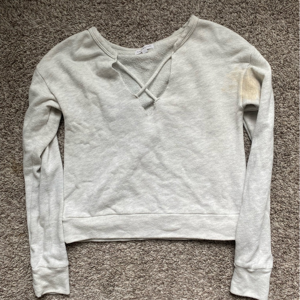 Cut-out Sweatshirt